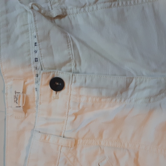 LOFT linen and cotton white pants. Size 8 - Picture 3 of 6